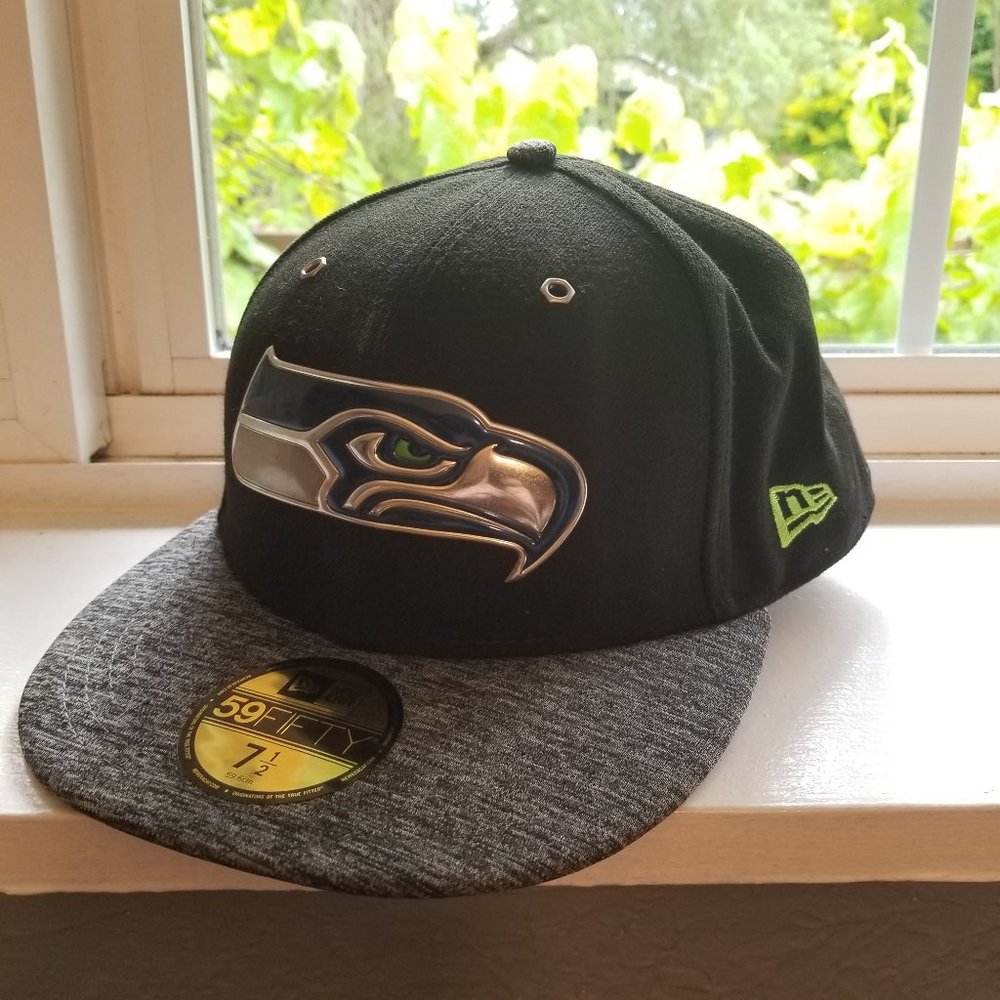 New Era Seattle Seahawks 59FIFTY Hat - 7 1/2